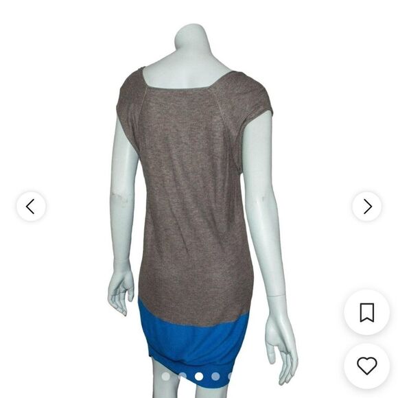Alexander Wang T by Alexander Wang Sweater Dress Colorblock NWOT - Picture 3 of 5